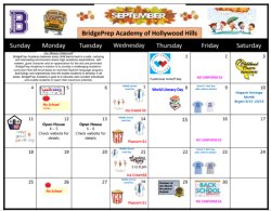 SEPTEMBER CALENDAR